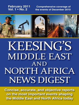 cover image of Keesing's Middle East and North Africa News Digest, February 2011